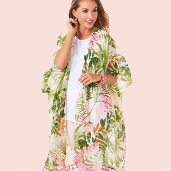 Charlie Page awesome tropical design coverup! - Picture 4 of 11